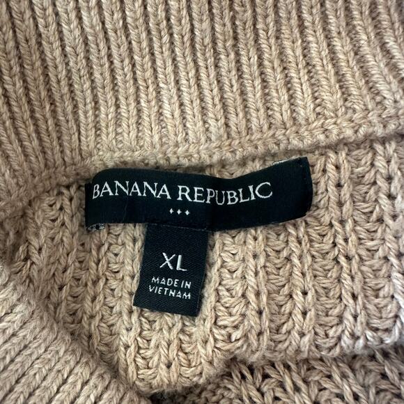 Banana Republic Women's Cableknit Sweater XL EUC - Picture 5 of 7